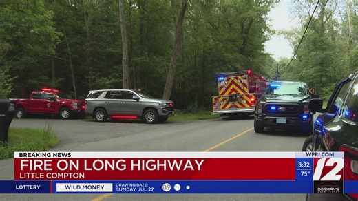 Crews respond to Little Compton house fire