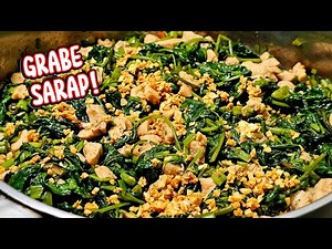 Garlic Butter Kangkong with Chicken | Easy Stir-Fry Recipe for Water Spinach Lovers!