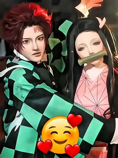 Demon Slayer S3 {Anime Vs Cosplay} 🤯 #demonslayer #tanjiro #inosuke