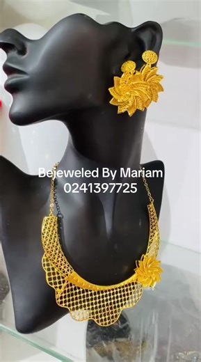 Are you looking for affordable jewelry piece to complete your Eid outfit? A gold plated that looks like the real deal Nobody is gonna know 😉 Let us confuse them this Eid 🤷‍♀️ Call/WhatsApp 0241397725 #fyp #goldplatedjewelry #eidcollection2026 #arewa__tiktok #tiktokusa