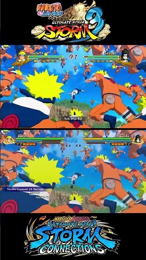 Naruto Ultimate Jutsu Comparison 🔥 Storm 3 vs Storm Connections