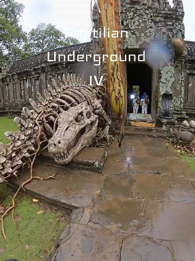 Reptilian Underground : The Uncut Footage | #conspiracytok #icewall #aliens #reptile #terreplate