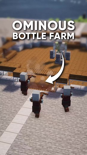 Ominous Bottle Farm en Minecraft Java: ¡350 Botellas/hora!
