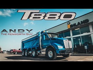 2022 Kenworth T880 Tri Axle Dump Truck SPIF Compliant THE KENWORTH GUY