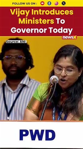 TVK Chief Vijay Introduces Ministers‑Designate to Governor Arlekar in Chennai Ceremony