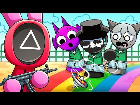 SQUID GAME, But They're SPRUNKI?! (Cartoon Animation)