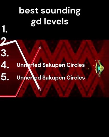 best sounding gd levels #geometrydash #shorts