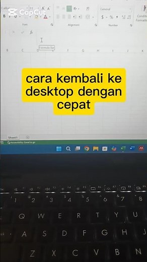 cara kembali ke desktop dengan cepat#komputerpemula #tutorialkomputer #laptop