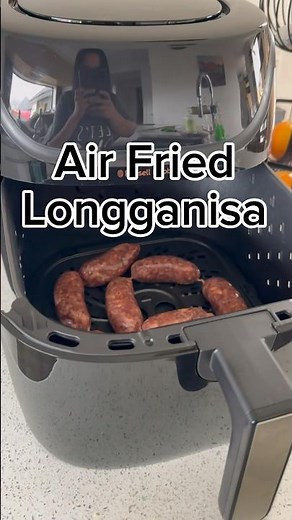 Cooking Longganisa in Air fryer #soeasy #pinoyfood #airfried #longganisa