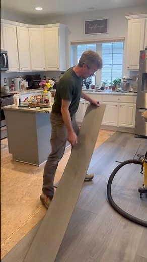 LIFEPROOF #floorong #kitchen #remodel #construction #diy #builder #home #follow #timelapse #video