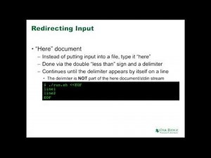 Linux Basics for HPC (Pt1) - Bill Renaud, 11/13/14
