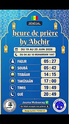 HEURE DE PRIÈRE DU 19 AU 25 JUIN 2026