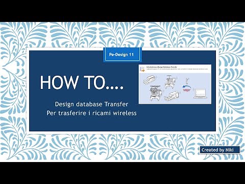 How to - Come trasferire i ricami wireless con Design database Transfer