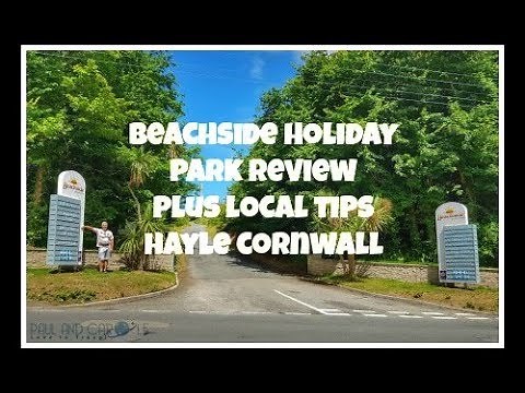 Camping in Cornwall - Beachside Holiday Park - full tour of the campsite and local area