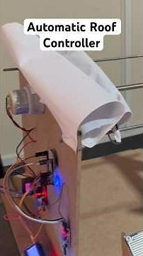 IoT based automated roof controller #automation #iot #projects #electronic #engineering #students