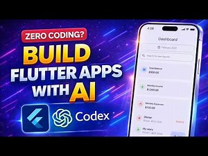 Build a Flutter App with AI Using ONE Prompt (ChatGPT + Codex) | Flutter in 2026