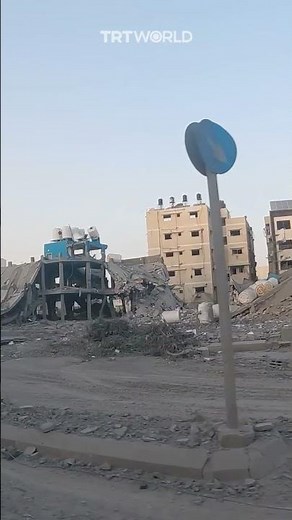 Destruction in Palestine’s Gaza after Israeli air strikes on residential sites