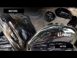 "Splendor Tanki Ka Full Repair & Paint Process | Step By Step | 2025"
