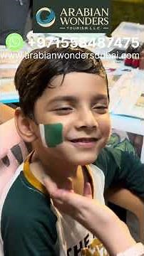 Face Painting competition #viralshort #travel #dubai #burjkhalifa