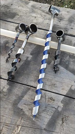 Scotch eye Auger, Settlers Wrench, Bushcraft tool. Bushcrafting. Hand auger drill. Long auger.