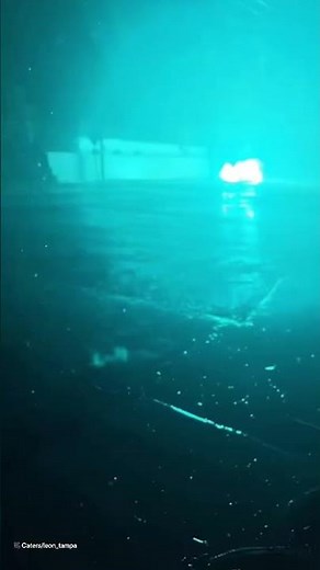 Hurricane Milton causes electrical EXPLOSION