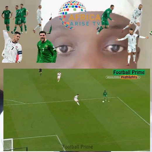 WORLD CUP QUALIFIERS==Ronaldo and Portugal hits hard by Ireland last night now Portugal hope of qualifying for the world cup is hanging on the balance. WATCH GOALS HIGHLIGH. #WorldCupQualifiers #IrelandVsPortugal | Africa Arise tv