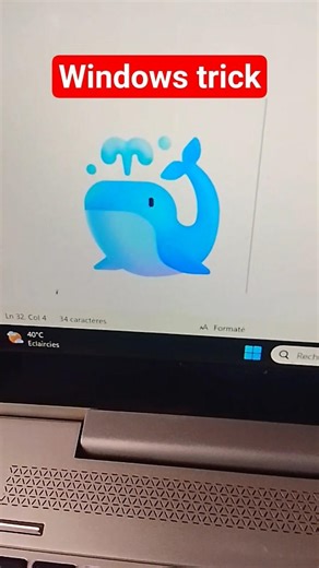 Windows 10 tutorial bloc note #windows #computer #shorts #tutorial #hack #tips