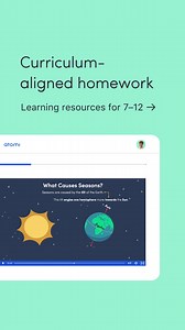 Help your child conquer homework with: 📚 Engaging videos and lessons 🧑‍💻 AI-driven revision suggestions 📝 Interactive quizzes and assessments 🧠 Resources and courses for study skills | Atomi