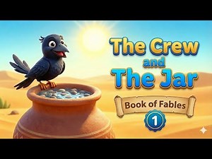 The Clever Crow & The Pitcher | Animal Songs for Kids | The Book of Fables