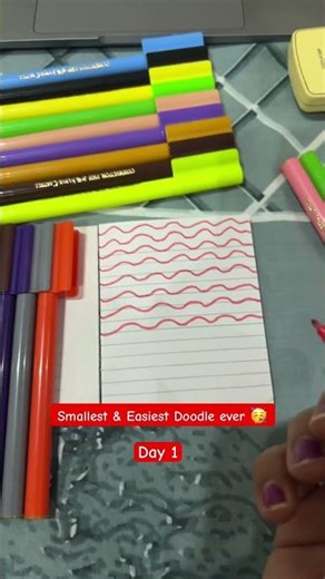 Easiest & Simplest Doodle Ever | Day 1 #doodlingwala