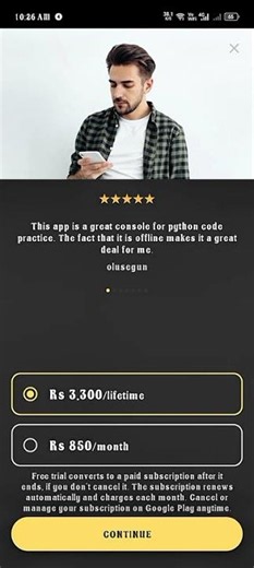 Learn python on Android