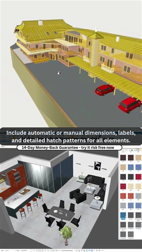 Create Complete Construction Drawings Sections, Elevations & 3D Visualizations