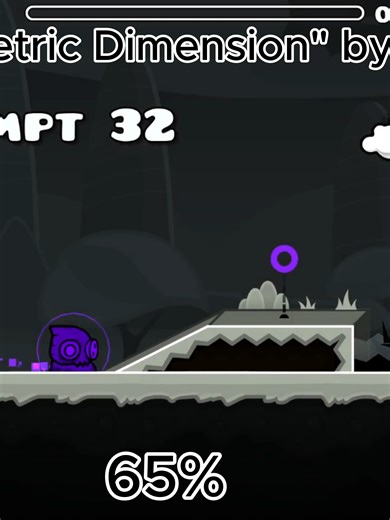 Geometric Dimension Gameplay in Geometry Dash