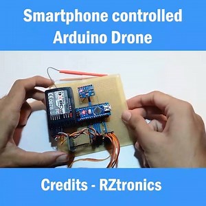 6.8K views · 141 reactions | Controlling drone using Smartphone an Arduino build. Watch the full video -> https://youtu.be/PO7R_S7OfTs | Gadgetronicx | Facebook