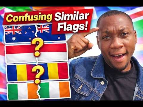 These Country Flags Look Almost the Same! 🤯 Can You Spot the Difference?