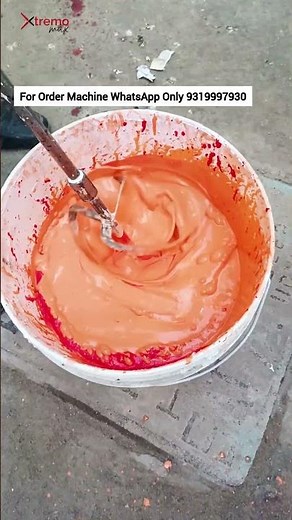 Right Way To Mix Paint With Painting Machine! #paintmixing #paintingtechniques #airlesspaintsprayer