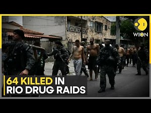 Rio Drug Raids: Largest Operation Ever Targeting Comando Vermelho Gang | WION