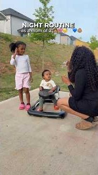 Realistic Night routine with 2 kids 😍