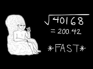 Square root of ANY number instantly - no calculator!