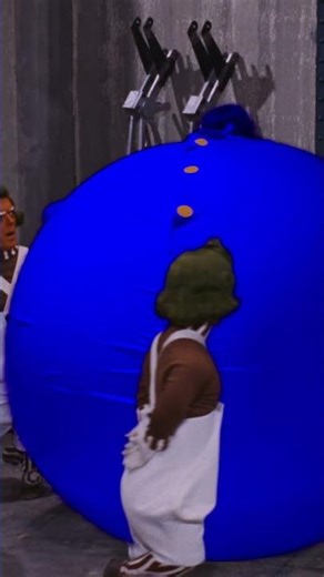 How It Feels To Chew Forbidden Gum | Blueberry Girl Ball Suit Inflation Violet Beauregarde Costume