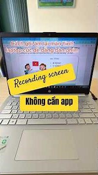 Cách quay màn hình máy tính siêu dễ. How to record screen on Windows#laptop#thuthuatcongnghe#review