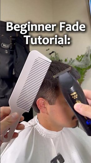 Beginner FADE Tutorial For Barbers 💈 THE ULTIMATE TUTORIAL IN UNDER ONE MINUTE 📚 STEP BY STEP ✨