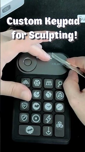 Custom Keypad for iPad Sculpting ✍️🔥 (Huion Keydial Mini + Nomad Sculpt)