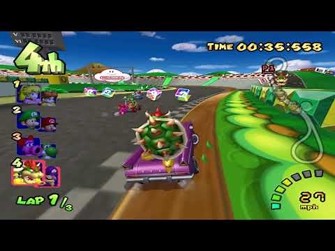 Mario Kart: Double Dash (GC) walkthrough - Luigi Circuit