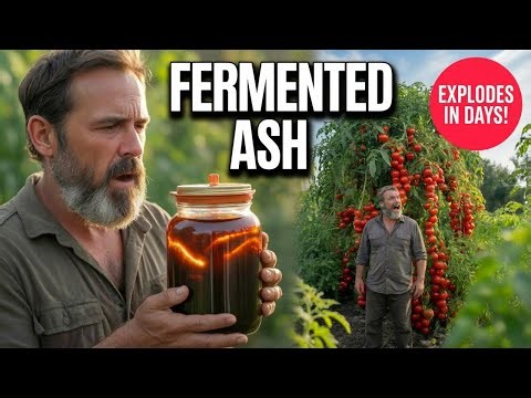 This Fermented Wood Ash Fertilizer Trick Makes Plants Explode In Days!