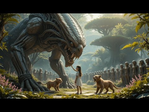 Alien School Released a Beast—It Found Its Cubs Playing With the Human Girl| SciFi | SpaceOper