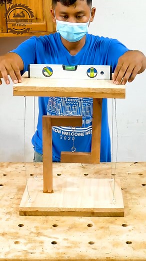 The Tensegrity Floating Table for Home Decor - Holds Speakers, Plant Pots, Books, Lamps & More Unique Decor Gift #wooden #furniture #handmade #homedecore #homeuse #carpentry #woodworking #table #tools #woodcraft #interiors #woodworker #creative #woodart #carpenter #tabletop #walltable #homesweethome | Woodworking TV