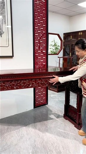 Ming-Style Four-Piece Central Hall Set | Solid Elm Wood | Mortise & Tenon Craftsmanship