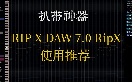 扒带神器RIP X DAW 7.0 使用推荐教程