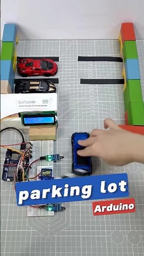 DIY Arduino Car Counter + Auto Gate System! #arduino #arduinoproject